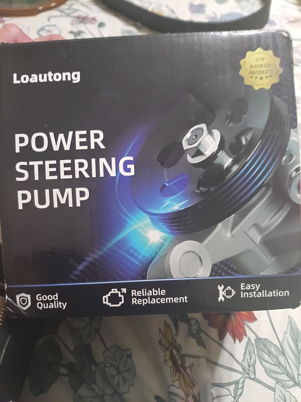Blue Power Steering Pump - Durable Replacement
